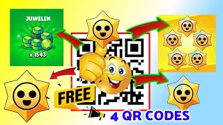 FREE  🥳 FREE GIFT QR CODE ☺️ QR CODE BRAWL STARS 🤩 BRAWL STARS UPDATE ❤️ [upl. by Giffard324]