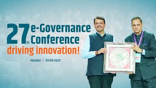 27th National Conference on eGovernance  Mumbai  DevendraFadnavis [upl. by Agnes955]