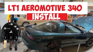 I install an aeromotive stealth 340 pump in my 96 LT1 Camaro [upl. by Emmet]