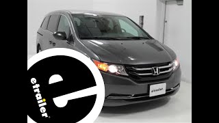 etrailer  Trailer Brake Controller Installation  2014 Honda Odyssey [upl. by Aitnuahs]