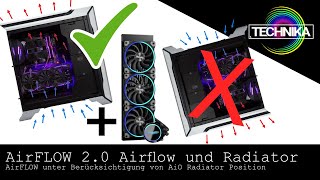 AirFLOW 20  Airflow und die AiO Radiator Position [upl. by Artapoelc]