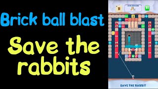 Brick ball blast  Save the rabbit lvl 1  12 [upl. by Vasilis]