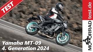 Yamaha MT09  Test der 4 Generation 2024 [upl. by Nahamas]