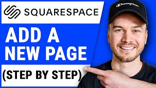 How to Add a Page on Squarespace StepbyStep [upl. by Treva602]