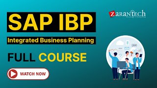 SAP IBP Integrated Business Planning Training  Full Course  ZaranTech [upl. by Cornell]