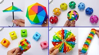 8 DIY paper crafts Paper toys [upl. by Haleehs]