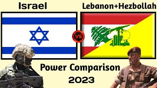 Israel vs Lebanon and Hezbollah Military Power Comparison 2023  Israel vs Lebanon military power [upl. by Amled]