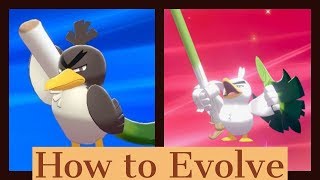 HOW TO EVOLVE Farfetchd into Sirfetchd  EasiestBest Method Pokemon Sword and Shield [upl. by Zebulen536]