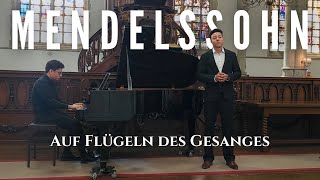 Auf Flügeln des Gesanges Mendelssohn By Roy van Vugt 18 Years Old  Live [upl. by Relyat]