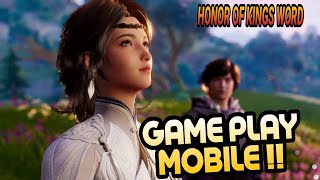 HONOR OF KINGS WORD  PRIMEIRA GAME PLAY MOBILE  PROGRAMAÇÃO DE LANÇAMENTO E MUITO MAIS [upl. by Eerol317]