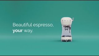 The Smeg Espresso Coffee Machine  Beautiful Espresso Your Way [upl. by Arayt]