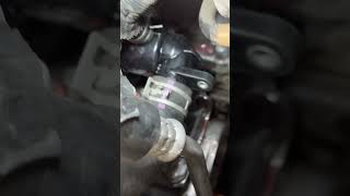 Thermostat replacement automobile mechanic share subscribe [upl. by Gerhan]