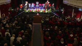 UWS Graduations Paisley 16th November 2017 11am [upl. by Eimiaj]