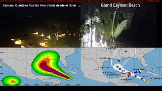 FirstRDR Live Stream Hurricane Delta Grand Cayman Beach [upl. by Nathanael]