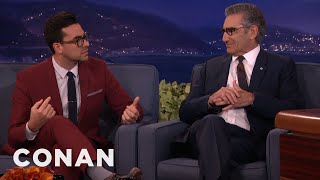 Dan Levy My Dad Is A quotDance Momquot Of Sex  CONAN on TBS [upl. by Neehsuan]