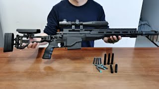 Remington M40A6 Sniper Rifle Dart Blaster Unboxing 2023 [upl. by Dorolice]