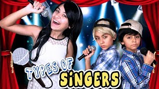 Types of Singers  Lip Sync Battle Shorties on Nickelodeon  GEM Sisters [upl. by Jourdan]