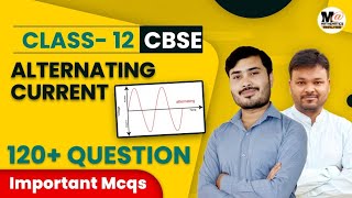 Term 1 class 12 Alternating current mcq  100 important McQ  class 12 physics  cbse jee neet [upl. by Keener]