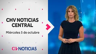 NOTICIERO  CHV Noticias Central Miércoles 5 de octubre de 2022 [upl. by Leverick]