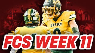 FCS Football Week 11 Recap  South Dakota and North Dakota State Earn Big Wins [upl. by Atile]