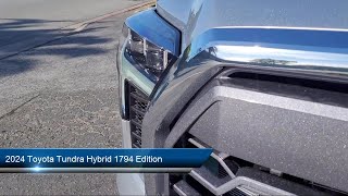 2024 Toyota Tundra Hybrid 1794 Edition Crew Cab Redwood City San Carlos San Mateo Palo Alto Menl [upl. by Thekla]