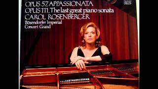 Carol Rosenberger Piano Sonata Opus57 Appassionata [upl. by Metah]