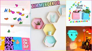 10 DIY – SCHÖNE ZIMMERDEKOR BASTELN – Virale Tik Tok Raumdekor Ideen [upl. by Nnaasil]