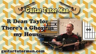 Theres A Ghost In My House  R Dean Taylor  Acoustic Guitar Lesson [upl. by Kcerb]