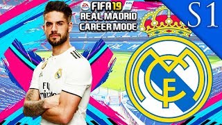 ISCO BICYCLE KICK FIFA 19 REAL MADRID CAREER MODE S1 4 [upl. by Madelina659]