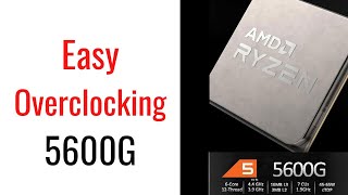 How to easily overclock AMD Ryzen 5 5600G [upl. by Jocelyn]