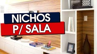 50 NICHOS PARA SALA PARA DECORAR E ORGANIZAR O CÔMODO [upl. by Ginger256]