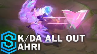 KDA ALL OUT Ahri Skin Spotlight  League of Legends [upl. by Ellerihs]