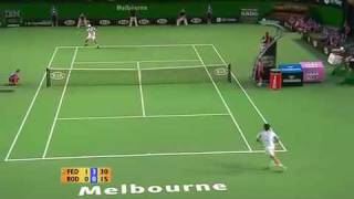 Roger Federer vs Andy Roddick AO 2007 SF HQ [upl. by Taran545]