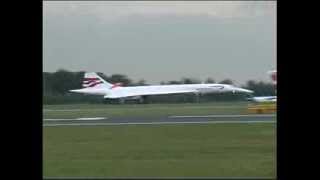 Concorde Last Landing And Take Off At Manchester Airport 2003  AIRSHOW WORLD [upl. by Mossman]