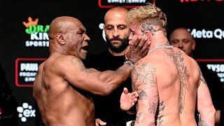 Mike Tyson Slaps Jake Paul During Their WeighIn [upl. by Atteloiv888]