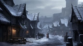 Dark Medieval Winter Music – Village of Winter Night Medieval Fantasy Music Fantasy Celtic [upl. by Limber966]