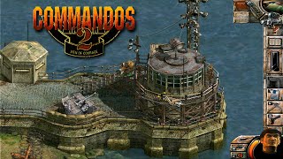 COMMANDOS 2 Men of Courage  Das Boot Silent Killers  full gameplay walkthrough amp commentary HD [upl. by Atekal694]