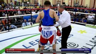 Haringey Box Cup Live Finals  Ali Srour v Mason Smith [upl. by Simetra]