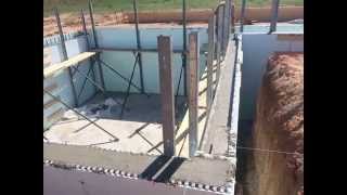 Basic ICF  One Day Basement Installation Next Day Pour [upl. by Gilford6]