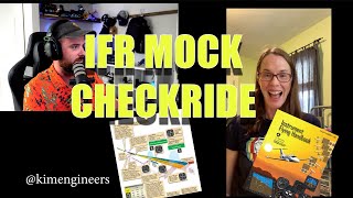 IFR Mock Checkride with kimengineers [upl. by Arrej]