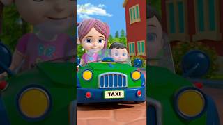 Wheels on the Taxi trending viral popular cartoon bussong shorts youtubekids ytshorts [upl. by Ahsinik]