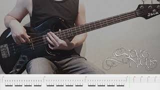 Edge Of Seventeen  Stevie Nicks bass cover amp tabs [upl. by Llemaj99]