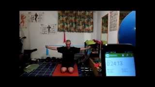 230 kcal in 25min  Theraband  resistance band workout 8 [upl. by Glassco]