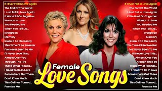 90s Female Singers  Women Hits Love Songs  Linda Ronstadt Celine Dion Carpenters Anne Murray [upl. by Fiske]