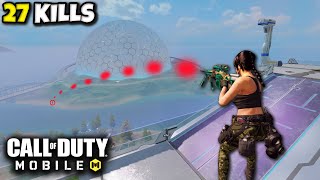 SNIPING on THE FLOATING PLATFORM 🤯 COD MOBILE [upl. by Naeruat]