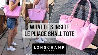 What Fits Inside the Longchamp Le Pliage Tote SMALL size 💕 You’ll be surprised 😊 [upl. by Alver]