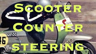 Scooter Vlog  Scooter Countersteering [upl. by Reyem]