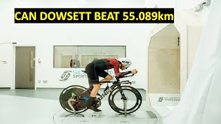 Will Dowsett break the hour record 2021 [upl. by Iroc]