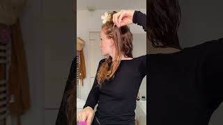 Routine cheveux bouclés ondulés…breef ✨ [upl. by Rocher]