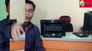 Canon MF3010 laser printer scanner copier reviewtoner change in hindi [upl. by Nnaycnan421]